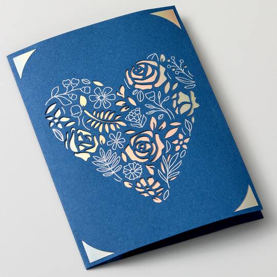 Cricut® R40 Foil Transfer Insert Cards, Royal Flush Sampler
